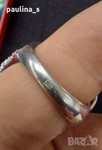 Сребърен пръстен с огромен циркон / проба 925 , снимка 10 - Пръстени - 32717581