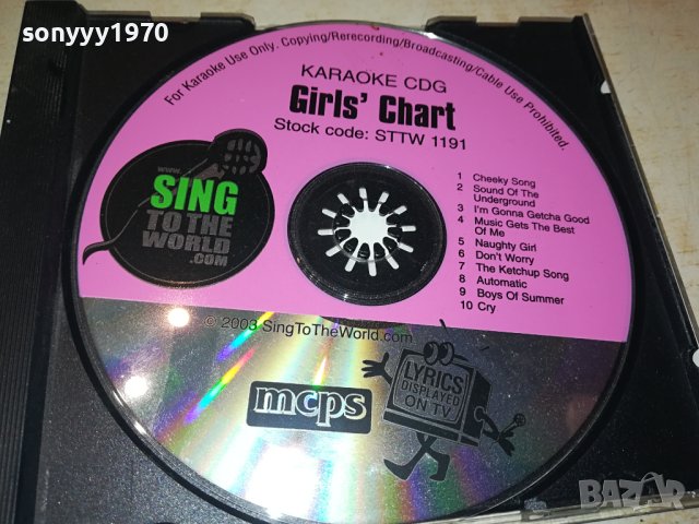 KARAOKE HITS CDG 0301241933, снимка 3 - CD дискове - 43644559