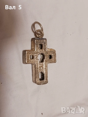 Възрожденски реликвен кръст , кръстче - Енколпион . РЕПЛИКА