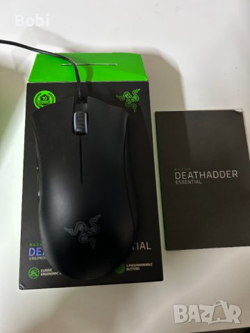 Геймърска мишка Razer DeathAdder Essential, снимка 3 - Клавиатури и мишки - 43731095