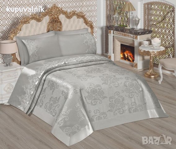 😍Луксозен комплект за спалня, снимка 2 - Спално бельо - 43009611