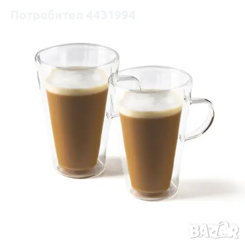 Чаша за капучино и лате Luigi Ferrero Coffeina FR-8013 370ml, 2 броя., снимка 1