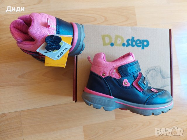 Водоустойчиви обувки от естествена кожа на D. D. Step., 25 размер , снимка 2 - Детски боти и ботуши - 38372363