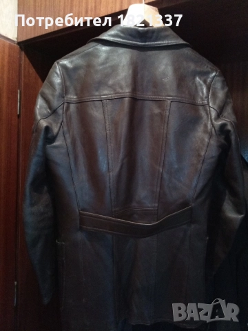 Мъжко кожено яке , снимка 6 - Якета - 52900568