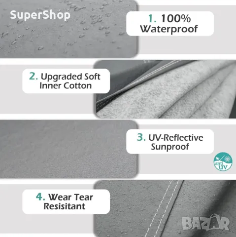 ВАТИРАНО Здраво покривало за кола автомобил коли с цип и ластик, снимка 6 - Аксесоари и консумативи - 47472654