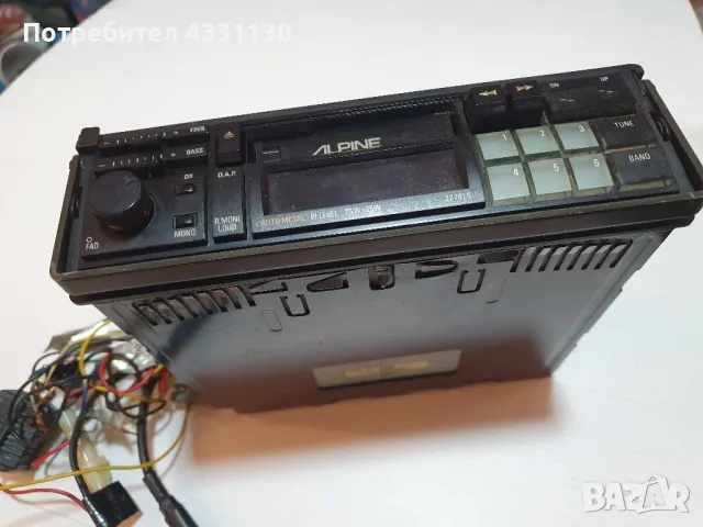 alpine радио касетофон винтидж , снимка 4 - Радиокасетофони, транзистори - 49173031