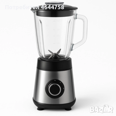 Блендер Muhler, 500W, 1.5 л, стъклена кана