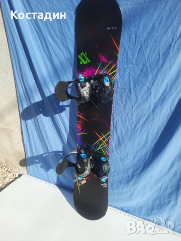 Сноуборд  VÖLKL RENTAL ROCKER   143см. с автомати. , снимка 5 - Зимни спортове - 53296205