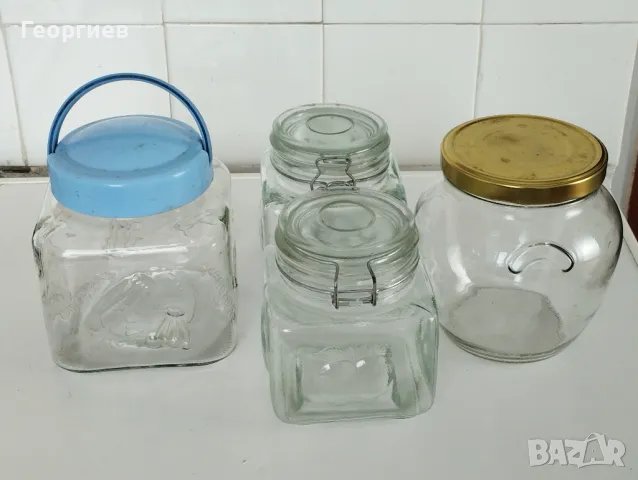Буркани стъкло за подправки.От 3 л.0.800 мл,1.700 мл, снимка 1