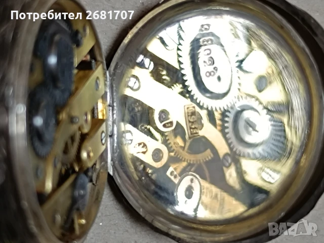 джобен сребърен часовник , снимка 3 - Джобни - 51375717