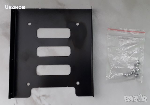 HDD - SSD адаптер/планка за компютър + 8бр. винтчета, снимка 2 - Кабели и адаптери - 28692692