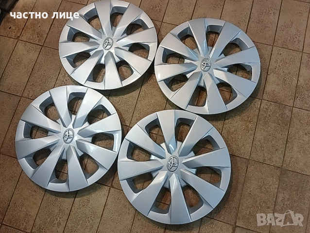 Toyota оригинални тасове 15 цола, снимка 7 - Аксесоари и консумативи - 53366550