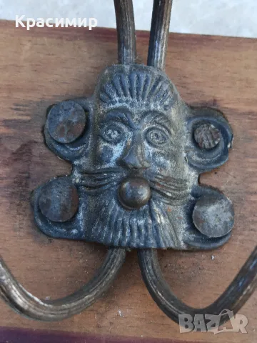 Дървена винтидж закачалка. Чудесно винтидж допълнение към Вашия дом. 45 лв. за бр., снимка 2 - Антикварни и старинни предмети - 48870356