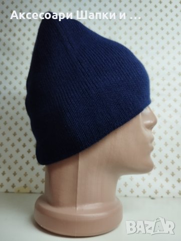 Мъжка плетена шапка - мпш2 , снимка 2 - Шапки - 43295226