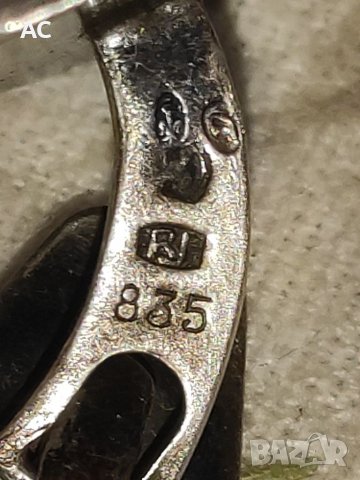 Сребърни ръкавели, снимка 4 - Антикварни и старинни предмети - 38634481