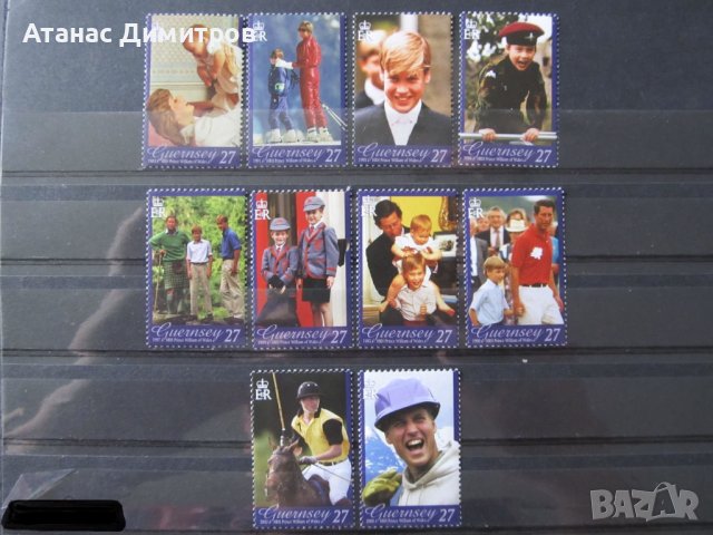 Чисти марки (10) Принц Уилям от Гърнси, снимка 1