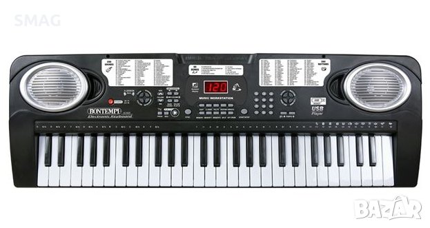 Цифров синтезатор с 54 клавиша, снимка 3 - Музикални играчки - 43380964