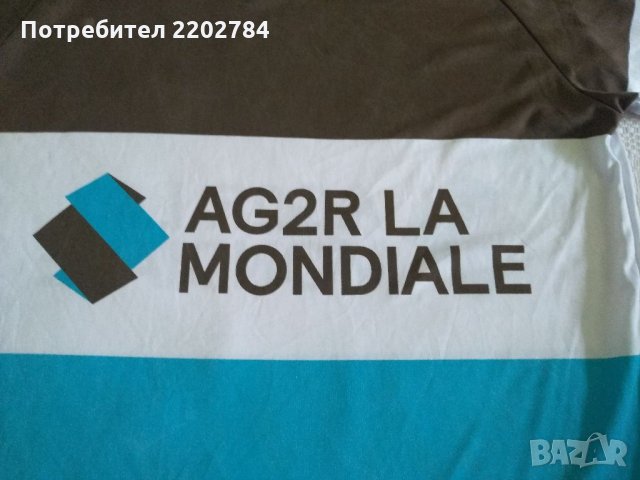    AG2R     три тениски,джърси колоездене , снимка 9 - Аксесоари за велосипеди - 32581325