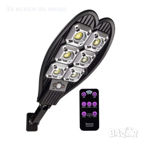 Улична ДВОЙНА соларна Водоустойчива LED лампа Double 1200w , снимка 3 - Соларни лампи - 43483203