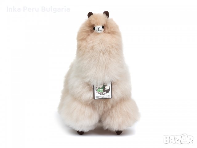  Усмихната алпака – огромна, 50 см, Sahara, снимка 2 - Плюшени играчки - 37129653