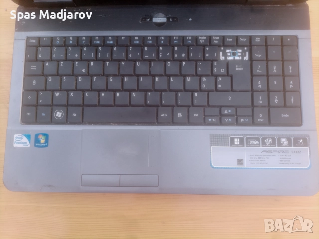 Лаптоп Acer Aspire 5732Z за части , снимка 3 - Лаптопи за дома - 52971586