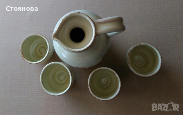 Битов керамичен сервиз за ракия , снимка 6 - Сервизи - 36693816