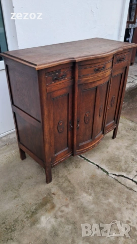 Шкаф антикварен масив №152, снимка 2 - Шкафове - 53246304