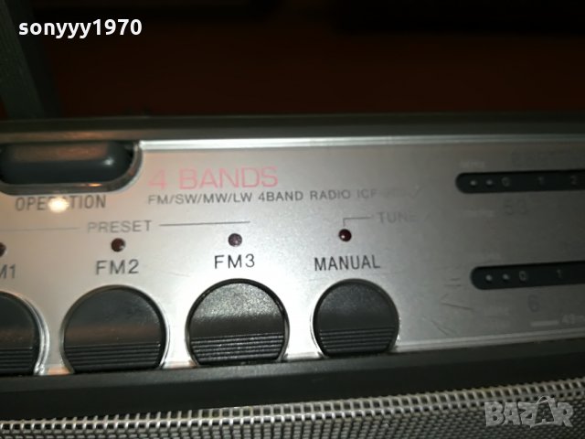sony icf-903l внос germany 2207211104, снимка 11 - Радиокасетофони, транзистори - 33593416