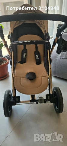 Бебешка и детска количка със сенник и две положения на коша, снимка 5 - Детски колички - 52959168