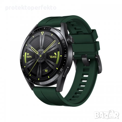 Силиконова каишка HUAWEI Watch GT 2, GT 2 Pro – 42/ 46mm зелен цвят