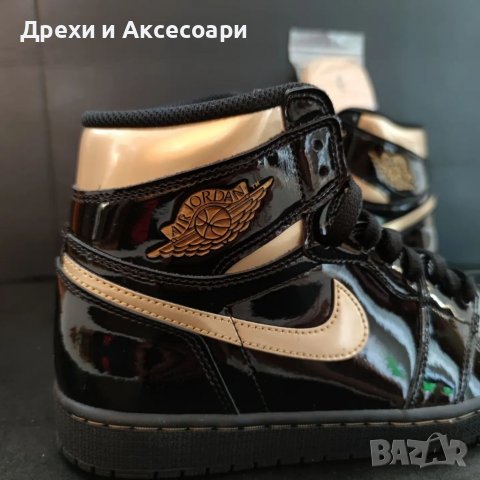 Нови Обувки Nike Air Jordan 1 Metalic  High оригинални перфектни Кецове Маратонки Обувки размер 43 , снимка 15 - Други - 37636499