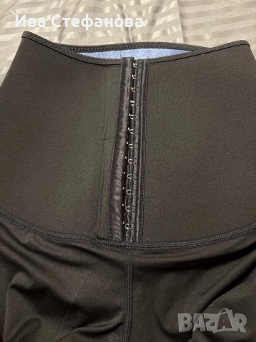 Структуриращ нов оформящ талията черен висока талия  еластичен клин тип корсет , снимка 4 - Клинове - 47294840