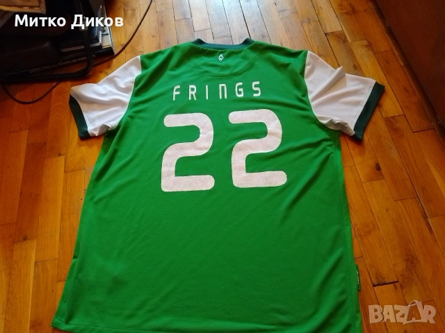 Werdet Bremen маркова футболна тениска на Найк #22 Торстен Финк размер Л, снимка 5 - Футбол - 53580865