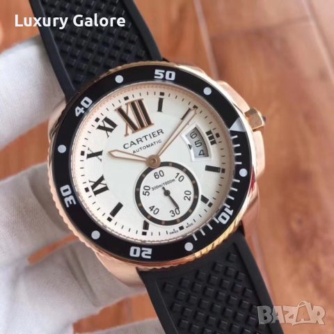 Мъжки часовник Cartier Calibre De Diver с автоматичен механизъм, снимка 1 - Мъжки - 36714971
