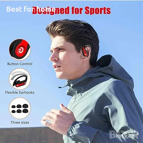 Bluetooth слушалки с калъф за зареждане 	UrbanX, снимка 7 - Bluetooth слушалки - 50191523