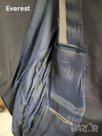 ARMANI костюм тъмносин 175 см,/ 52 размер, снимка 13 - Костюми - 36590494