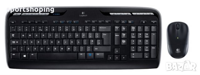  Комплект Безжични Клавиатура + Мишка Logitech MK330 , снимка 1 - Клавиатури и мишки - 33441435