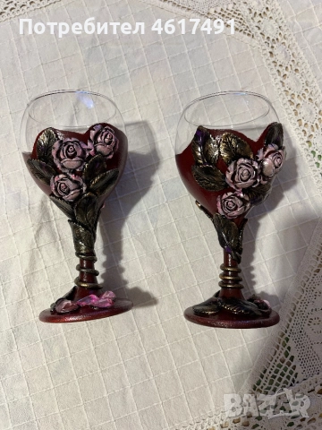 Чаши за вино🍷, снимка 3 - Чаши - 52540458