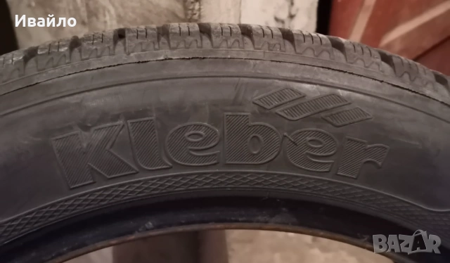 Продавам 2 броя зимни гуми 205.55.16 на 1 сезон дот 2020 Kleber , снимка 4 - Гуми и джанти - 53442681