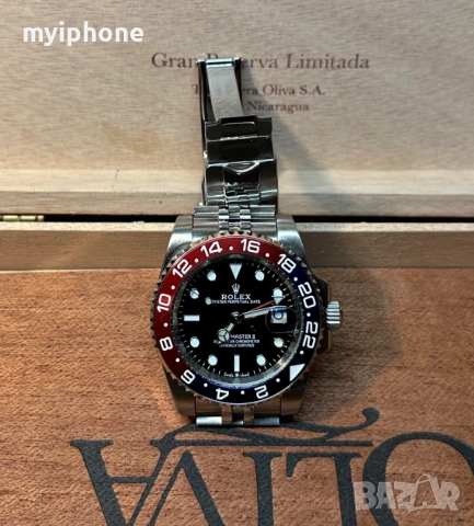Луксозен Мъжки Часовник ROLEX, снимка 5 - Мъжки - 53434389