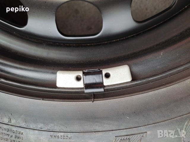 Продавам  метална STEEL джанта с гума DUNLOP за ШКОДА 16 цола, снимка 18 - Гуми и джанти - 35253565