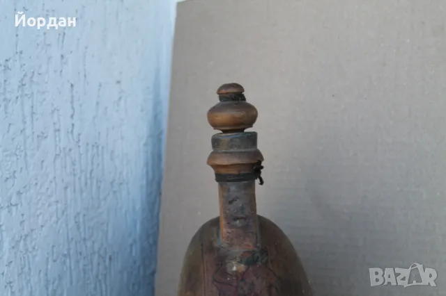 Стара дървена бъклица , снимка 6 - Антикварни и старинни предмети - 50099241