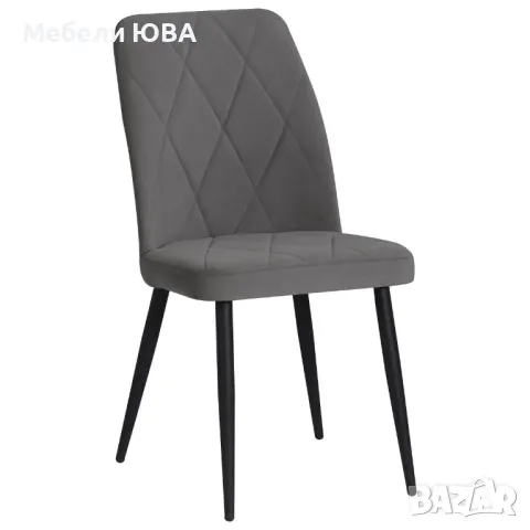 Трапезен стол VIKA – светло сив