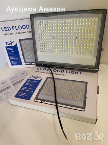 Външен LED прожектор 200W водоустойчив, снимка 2 - Прожектори - 52656851