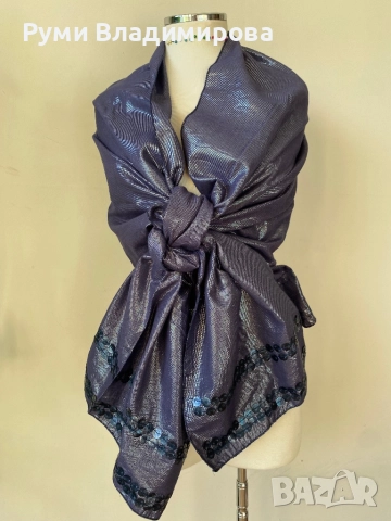 Блестящ шал/различни видове, снимка 10 - Шалове - 48547096
