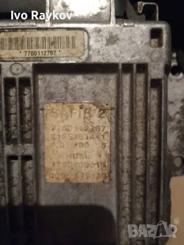 Компютър Двигател ECU 7700112767, SAFIR2 от Renault Kangoo 1.2 , снимка 5 - Части - 47694255