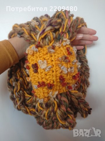 Дизайнерски чанта / шал ръчна изработка на Баба Мравка, подарък за жена, снимка 10 - Чанти - 43477025