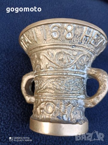 Малка бронзова къмбанка, хлопка, чан, чанове,камбана, звънче къмбана , снимка 16 - Други ценни предмети - 37690531