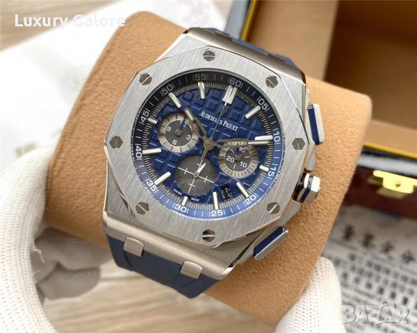 Мъжки часовник Audemars Piguet Royal Oak Offshore Chronograph с кварцов механизъм, снимка 3 - Луксозни - 36986616