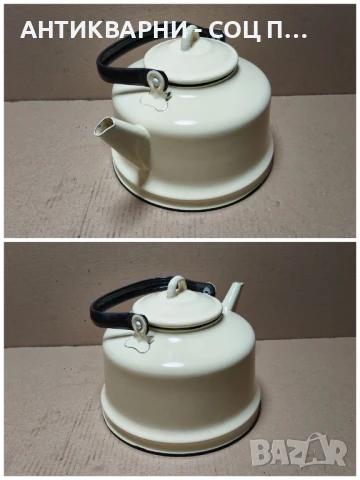 Соц НОВ Емайлиран Руски Чайник. , снимка 4 - Антикварни и старинни предмети - 50823387